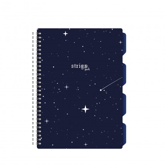 Caiet cu spirala si separatoare, STRIGO PADS Project Book SKY, B5, Matematica, PADS007 Caiet cu spirala si separatoare, STRIGO PADS Project Book SKY, B5, Matematica, PADS007