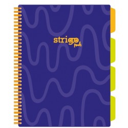Caiet cu spirala si separatoare, STRIGO PADS Project Book Neon A4, Matematica, PADS009 Caiet cu spirala si separatoare, STRIGO PADS Project Book Neon A4, Matematica, PADS009