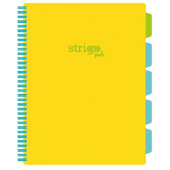 Caiet cu spirala si separatoare, STRIGO PADS Project Book Neon A4, Matematica, PADS011 Caiet cu spirala si separatoare, STRIGO PADS Project Book Neon A4, Matematica, PADS011