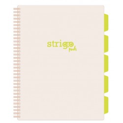 Caiet cu spirala si separatoare, STRIGO PADS Project Book Pastel A4, Matematica, PADS032 Caiet cu spirala si separatoare, STRIGO PADS Project Book Pastel A4, Matematica, PADS032