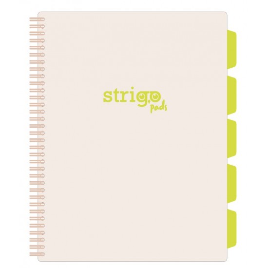 Caiet cu spirala si separatoare, STRIGO PADS Project Book Pastel A4, Matematica, PADS032 Caiet cu spirala si separatoare, STRIGO PADS Project Book Pastel A4, Matematica, PADS032