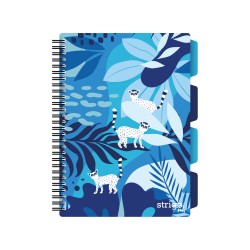 Caiet cu spirala si separatoare, STRIGO PADS Project Book Jungle B5, Matematica, PADS039 Caiet cu spirala si separatoare, STRIGO PADS Project Book Jungle B5, Matematica, PADS039