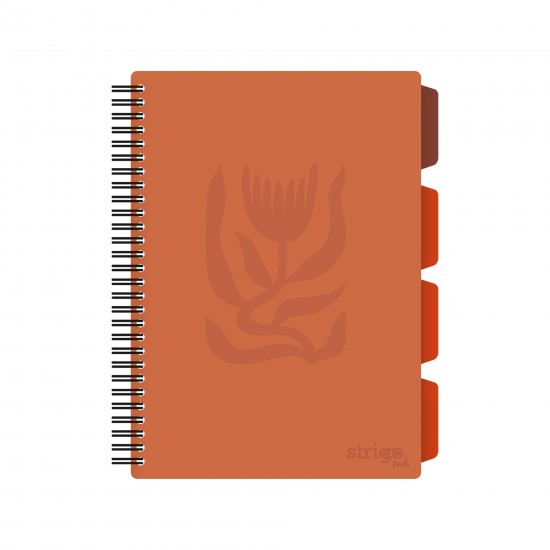 Caiet cu spirala si separatoare, STRIGO PADS Project Book Floral B5, Matematica, PADS046 Caiet cu spirala si separatoare, STRIGO PADS Project Book Floral B5, Matematica, PADS046