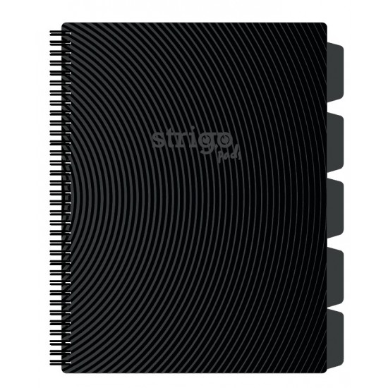 Caiet cu spirala si separatoare, STRIGO PADS Project Book Basic A4, Matematica, PADS055