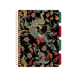 Caiet cu spirala si separatoare, STRIGO PADS Project Book DRAGON, B5, Matematica, PADS072 Caiet cu spirala si separatoare, STRIGO PADS Project Book DRAGON, B5, Matematica, PADS072