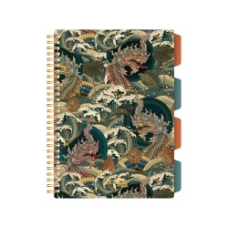 Caiet cu spirala si separatoare, STRIGO PADS Project Book DRAGON, B5, Matematica, PADS074 Caiet cu spirala si separatoare, STRIGO PADS Project Book DRAGON, B5, Matematica, PADS074