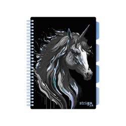 Caiet cu spirala si separatoare, STRIGO PADS Project Book UNICORN, B5, Dictando, PADS094 Caiet cu spirala si separatoare, STRIGO PADS Project Book UNICORN, B5, Dictando, PADS094