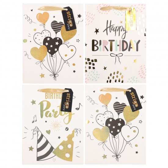 Set 3 pungi hartie 18x23(h)x10cm 210 gsm. PART010