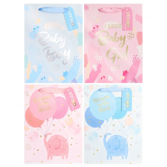 Set 4 pungi hartie 18x23(h)x10cm 210 gsm. PART035 Set 4 pungi hartie 18x23(h)x10cm 210 gsm. PART035