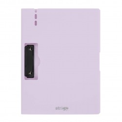 Clipboard Strigo vertical A4 cu clip metalic lateral, suport stilou, mov SF056 Clipboard Strigo vertical A4 cu clip metalic lateral, suport stilou, mov SF056