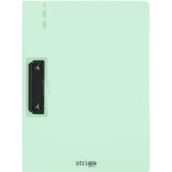 Clipboard Strigo vertical A4 cu clip metalic lateral, suport stilou, menta SF057 Clipboard Strigo vertical A4 cu clip metalic lateral, suport stilou, menta SF057