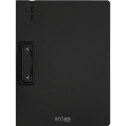 Clipboard Strigo vertical A4 cu clip metalic lateral, suport stilou, negru SF058 Clipboard Strigo vertical A4 cu clip metalic lateral, suport stilou, negru SF058