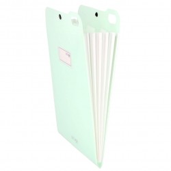 Organizator Strigo, PP, A4, vertical, 5 separatoare, inchidere capsa, menta SF068 Organizator Strigo, PP, A4, vertical, 5 separatoare, inchidere capsa, menta SF068