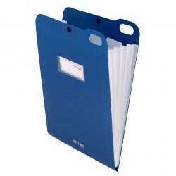 Organizator Strigo, PP, A4, vertical, 5 separatoare, inchidere capsa, bleumarin SF072 Organizator Strigo, PP, A4, vertical, 5 separatoare, inchidere capsa, bleumarin SF072