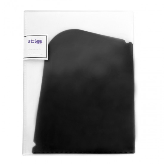 Organizator STRIGO pentru documente A4/A3, cu 6 compartimente, negru SF076