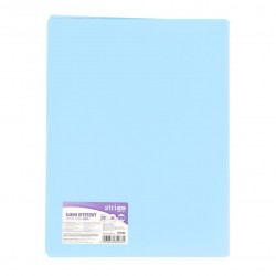 Mapa Strigo, PP, A4, 20 folii protectie, albastru SF080