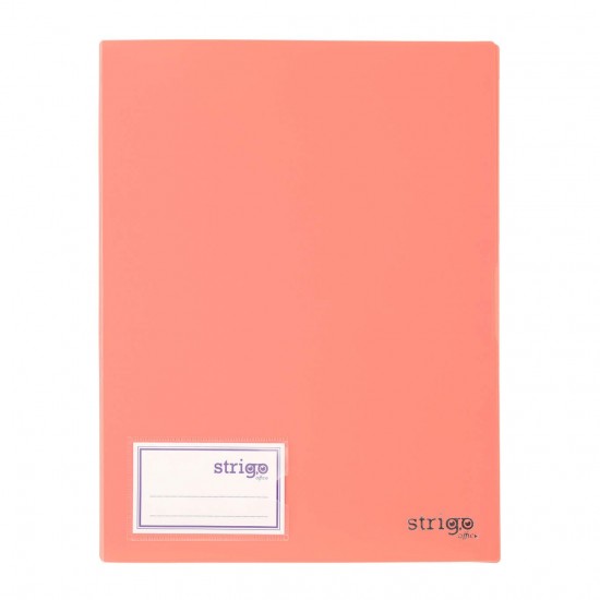 Mapa Strigo, PP, A4, 30 folii protectie, roz deschis SF083 Mapa Strigo, PP, A4, 30 folii protectie, roz deschis SF083