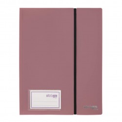 Mapa Strigo, PP, A4, cu elastic, 30 folii protectie, roz inchis SF092 Mapa Strigo, PP, A4, cu elastic, 30 folii protectie, roz inchis SF092