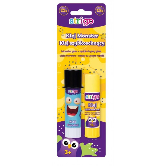 Blister lipici Strigo seria Monster +lipici solid Strigo, uscare rapida 15g, SSC101+SSC038 BL