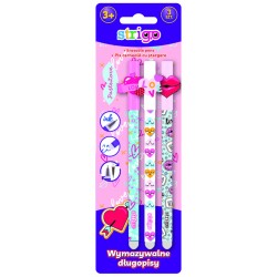 Blister Strigo pix  cerneala cu stergere, LOVEX 3, SSC209X3 BL Blister Strigo pix  cerneala cu stergere, LOVEX 3, SSC209X3 BL