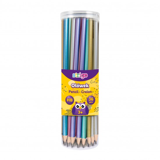 Creioane Strigo HB, corp metalizat, SSC282