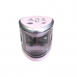 Ascutitoare Strigo electrica, doua dimensiuni, roz pastel SSC345 Ascutitoare Strigo electrica, doua dimensiuni, roz pastel SSC345