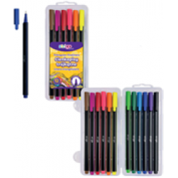 Fineliner Strigo triunghiulare 12 culori, 0.4mm SSC349 Fineliner Strigo triunghiulare 12 culori, 0.4mm SSC349