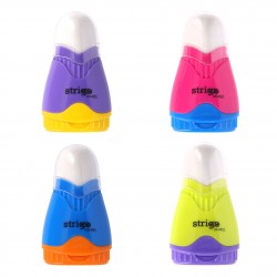 Ascutitoare Strigo, 2 orificii, cu guma de sters si cu capac SSC388 Ascutitoare Strigo, 2 orificii, cu guma de sters si cu capac SSC388