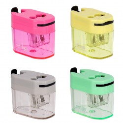 Ascutitoare Strigo, 2 dimensiuni cu recipient, 4 culori SSC407 Ascutitoare Strigo, 2 dimensiuni cu recipient, 4 culori SSC407