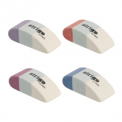 Gumă de șters Strigo, 4 culori,  SSC421 Gumă de șters Strigo, 4 culori,  SSC421