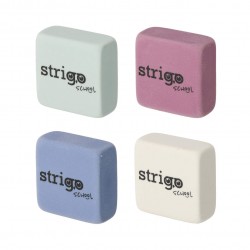 Gumă de șters Strigo, forma patrata. 4 culori, SSC422 Gumă de șters Strigo, forma patrata. 4 culori, SSC422