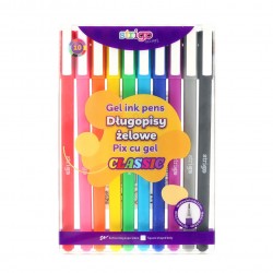 Pix cu gel Strigo Classic, 0.8mm, 10 culori/set SSC427 Pix cu gel Strigo Classic, 0.8mm, 10 culori/set SSC427