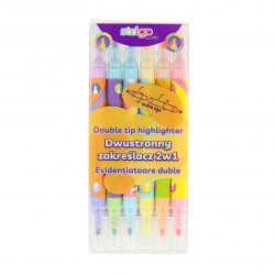 Evidentiator Strigo 2 in 1, 6 culori neon si 6 culori pastel, SSC442 Evidentiator Strigo 2 in 1, 6 culori neon si 6 culori pastel, SSC442