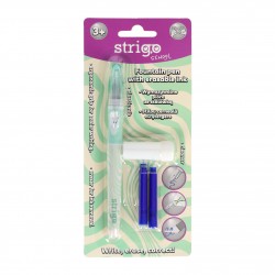 Stilou Strigo cerneala cu stergere + 2 rezerve + dispozitiv curatare, in blister, Waves SSC467 Stilou Strigo cerneala cu stergere + 2 rezerve + dispozitiv curatare, in blister, Waves SSC467
