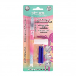 Stilou Strigo cerneala cu stergere + 2 rezerve + dispozitiv curatare, in blister, Gradient SSC468 Stilou Strigo cerneala cu stergere + 2 rezerve + dispozitiv curatare, in blister, Gradient SSC468