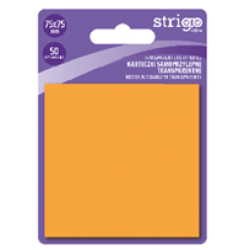 Notite Adezive Strigo 75x75mm protocaliu neon 50 file SSN031