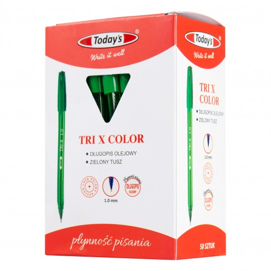 Pix TODAYS TRI X COLOR verde, 1.0 mm 78838