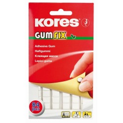 Pastile Kores autoadezive Gumfix, 50 g, 84 pastile Pastile Kores autoadezive Gumfix, 50 g, 84 pastile