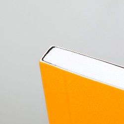 Caiet cu elastic A5+ Rhodia Unlimited, 60 file, dictando, portocaliu Caiet cu elastic A5+ Rhodia Unlimited, 60 file, dictando, portocaliu