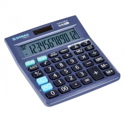 Calculator de birou Donau Tech, 140 x 122 x 30 mm, 12 digiti, negru Calculator de birou Donau Tech, 140 x 122 x 30 mm, 12 digiti, negru