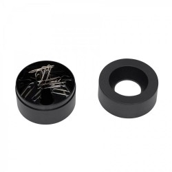 Dispenser agrafe MAUL, din plastic reciclat, negru Dispenser agrafe MAUL, din plastic reciclat, negru