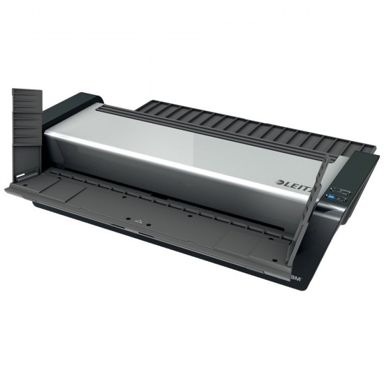 Laminator Leitz iLAMTouch Turbo Pro, A3, kit folii laminare inclus, argintiu Laminator Leitz iLAMTouch Turbo Pro, A3, kit folii laminare inclus, argintiu