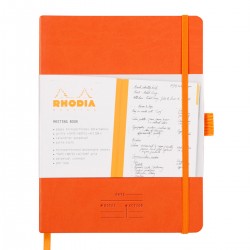 Meeting Book A5+ Rhodiarama, 80 file, tangerine Meeting Book A5+ Rhodiarama, 80 file, tangerine