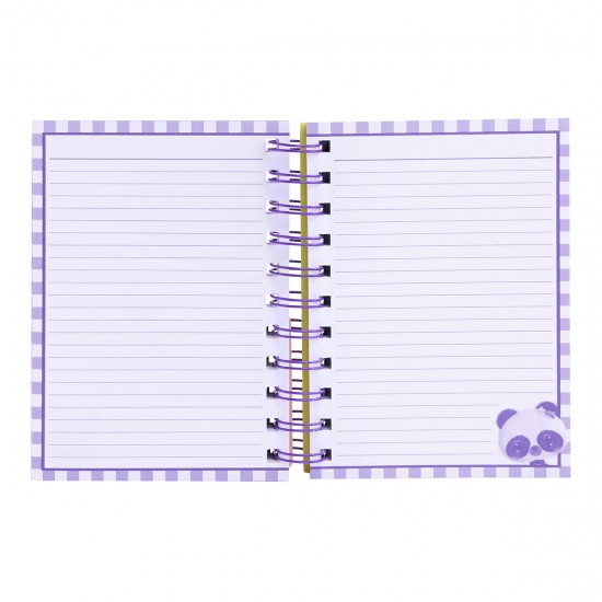 Notes A6 cu spira Bangoberry Pally Panda, 280 pagini Notes A6 cu spira Bangoberry Pally Panda, 280 pagini