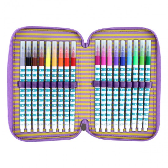 Penar Bangoberry Pally Panda, 3 compartimente, echipat Penar Bangoberry Pally Panda, 3 compartimente, echipat
