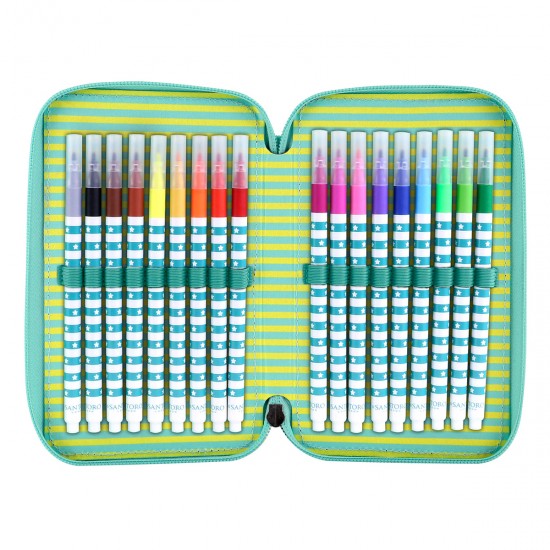 Penar Bangoberry Piggy Panda, 3 compartimente, echipat Penar Bangoberry Piggy Panda, 3 compartimente, echipat