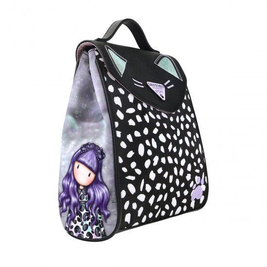 Rucsac fashion cu clapeta, Gorjuss, Smitten Kitten