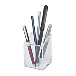 Suport instrumente de scris Maul, 1 compartiment sticla acrilica, transparent Suport instrumente de scris Maul, 1 compartiment sticla acrilica, transparent