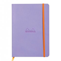 Notebook A5 Rhodiarama, 80 file, ivory, dictando, albastru Notebook A5 Rhodiarama, 80 file, ivory, dictando, albastru