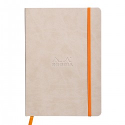 Notebook A5 Rhodiarama, 80 file, ivory, dictando, bej Notebook A5 Rhodiarama, 80 file, ivory, dictando, bej